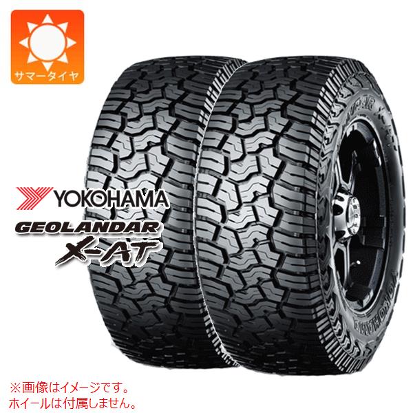 2本 サマータイヤ LT285/75R17 117/114Q ヨコハマ ジオランダー X-AT G016 アウトラインホワイトレター YOKOHAMA GEOLANDAR X-AT G016 OWL