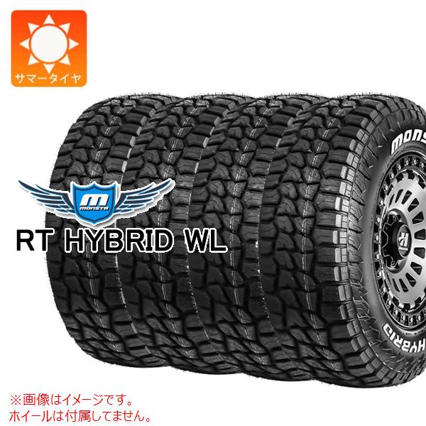 【タイヤ交換対象】4本 サマータイヤ 185/70R14 88S モンスタ RTハイブリッド ホワイトレター MONSTA RT HYBRID WL｜タイヤマックス 47,520円