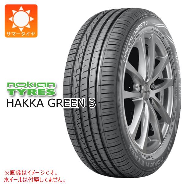 輸入 サマータイヤ 155 65R14 75T ノキアン ハッカ グリーン3 NOKIAN