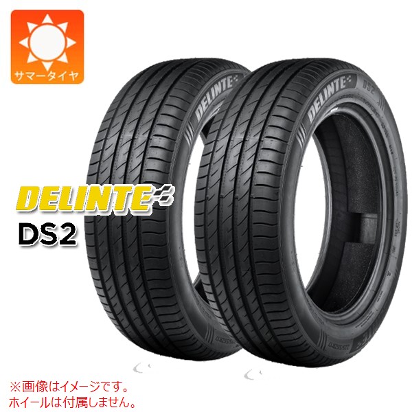 【タイヤ交換対象】2本 サマータイヤ 215/45ZR17 91W XL デリンテ DS2 DELINTE DS2