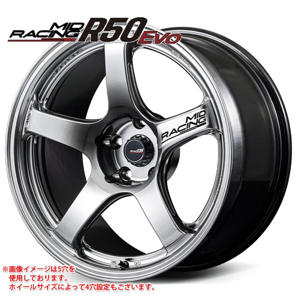 MID レーシング R50 エボ 10.5-18 ホイール1本 MID RACING R50 EVO