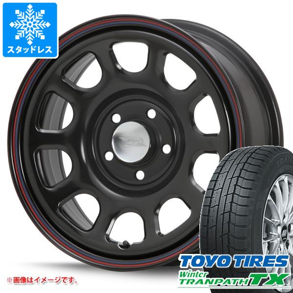【タイヤ交換対象】デリカD:5用 スタッドレス トーヨー ウィンタートランパス TX 215/70R16 100Q MLJ デイトナ SS タイヤホイール4本セット｜タイヤマックス