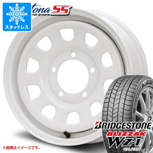 【タイヤ交換対象】5本セット スズキ ジムニー用 スタッドレス ブリヂストン ブリザック WZ-1 175/80R16 91Q 2025年10月発売サイズ MLJ デイトナ SS タイヤホイール5本セット