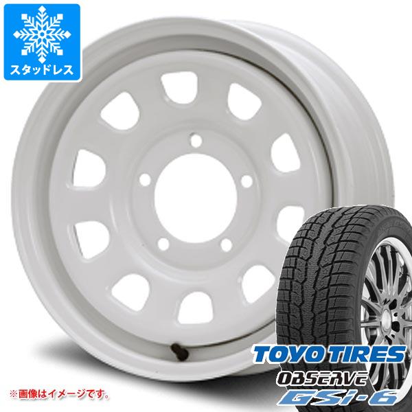 【タイヤ交換対象】ジムニー JB64W用 スタッドレス トーヨー オブザーブ GSi-6 215/70R16 100Q MLJ デイトナ SS タイヤホイール4本セット｜タイヤマックス