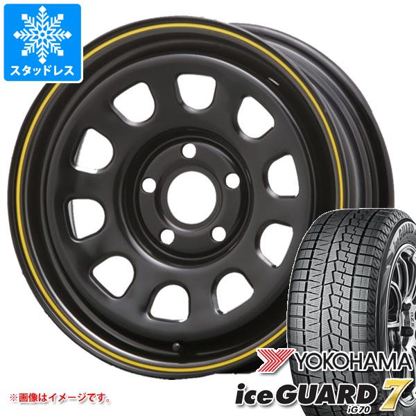 【タイヤ交換対象】ルノー カングー KW系用 スタッドレス ヨコハマ アイスガードセブン iG70 205/60R15 91Q MLJ デイトナ SS タイヤホイール4本セット 70,620円
