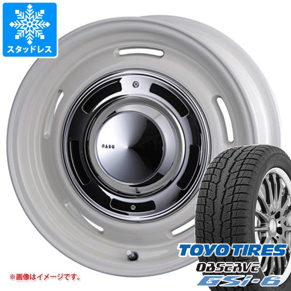 【タイヤ交換対象】5本セット スズキ ジムニーノマド JC74W用 スタッドレス トーヨー オブザーブ GSi-6 215/70R16 100Q クリムソン ディーンクロスカントリー タイヤホイール5本セット