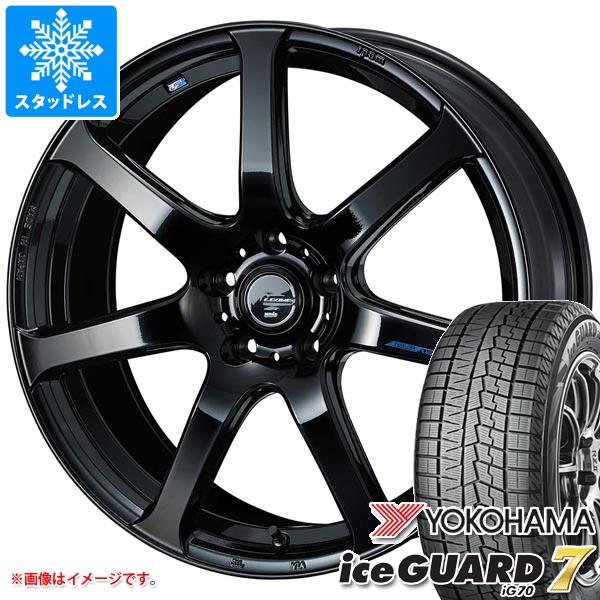 【タイヤ交換対象】プリウス 60系用 スタッドレス ヨコハマ アイスガードセブン iG70 195/60R17 90Q レオニス ナヴィア 07 タイヤホイール4本セット 104,225円