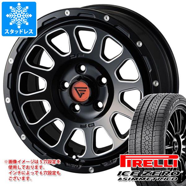 【タイヤ交換対象】2025年製 スタッドレスタイヤ ピレリ アイスゼロアシンメトリコ 225/60R17 99H & デルタフォース オーバル 7.0-17 タイヤホイール4本セット225/60-17 PIRELLI ICE ZERO ASIMMETRICO|タイヤマックス