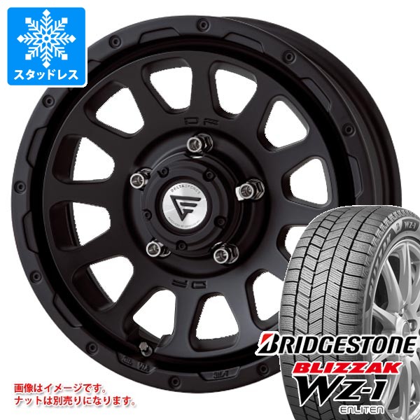 【タイヤ交換対象】5本セット スズキ ジムニー用 スタッドレス ブリヂストン ブリザック WZ-1 175/80R16 91Q 2025年10月発売サイズ デルタフォース オーバル タイヤホイール5本セット|タイヤマックス