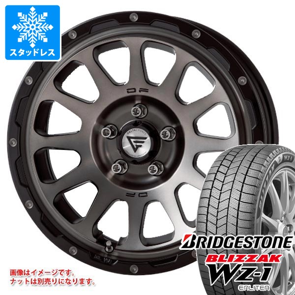 【タイヤ交換対象】ミツビシ デリカD5用 スタッドレス ブリヂストン ブリザック WZ-1 215/70R16 100Q デルタフォース オーバル タイヤホイール4本セット