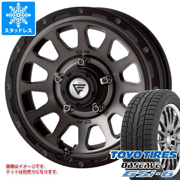 【タイヤ交換対象】ジムニーシエラ JB74W用 スタッドレス トーヨー オブザーブ GSi-6 215/70R16 100Q デルタフォース オーバル タイヤホイール4本セット|タイヤマックス