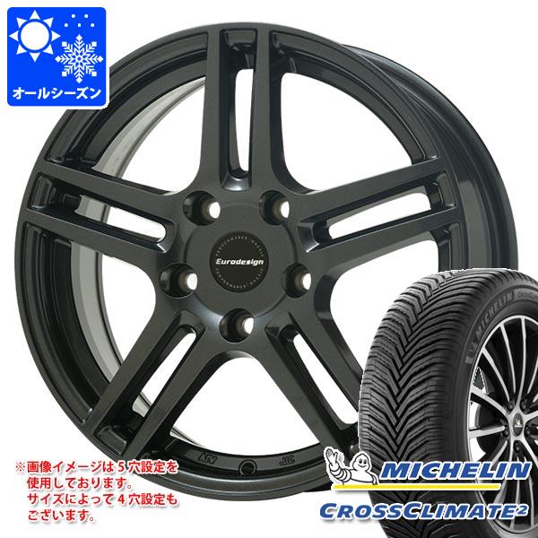 【タイヤ交換対象】BMW G26 i4用 オールシーズンタイヤ ミシュラン クロスクライメート2 225/55R17 101Y XL アイガー タイヤホイール4本セット|タイヤマックス