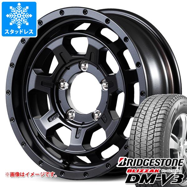 【タイヤ交換対象】スズキ ジムニー JB64W用 スタッドレス ブリヂストン ブリザック DM-V3 215/70R16 100Q ナイトロパワー M7 ファランクス タイヤホイール4本セット|タイヤマックス