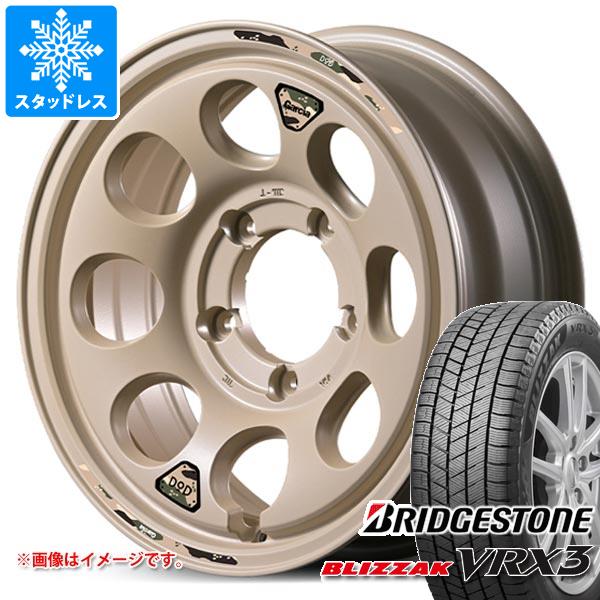 【タイヤ交換対象】スズキ ジムニーシエラ JB74W用 スタッドレス ブリヂストン ブリザック VRX3 215/70R16 100Q ウシャリン タイヤホイール4本セット
