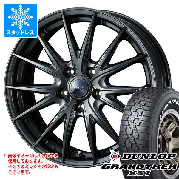 【タイヤ交換対象】スタッドレスタイヤ ダンロップ グラントレック XS1 215/70R16 100/97N ホワイトレター ＆ ヴェルヴァ スポルト2 6.5-16 タイヤホイール4本セット215/70-16 DUNLOP GRANDTREK XS1｜タイヤマックス