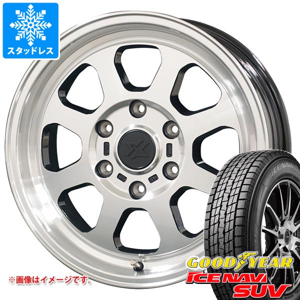 【タイヤ交換対象】トヨタ ハイエース 200系用 スタッドレス グッドイヤー アイスナビ SUV 215/70R16 100Q コスミック クロスブラッド XB02 タイヤホイール4本セット