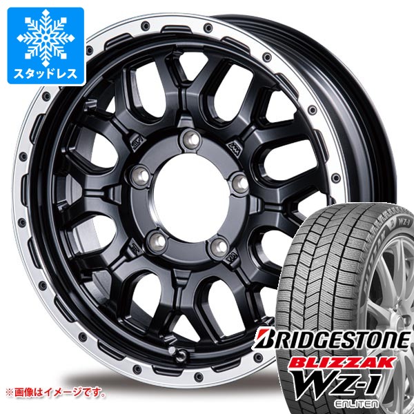 【タイヤ交換対象】5本セット スズキ ジムニー用 スタッドレス ブリヂストン ブリザック WZ-1 175/80R16 91Q 2025年10月発売サイズ インターミラノ マッドバーン XR-800M タイヤホイール5本セット｜タイヤマックス