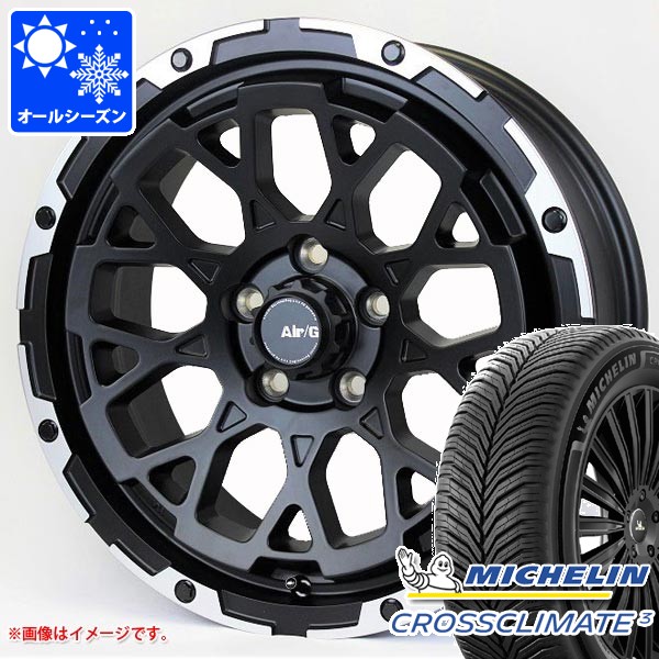 トヨタ RAV4 50系用 オールシーズンタイヤ ミシュラン クロスクライメート3 225/65R17 106V XL エアージー ロックス 7.0-17 タイヤホイール4本セット|タイヤマックス