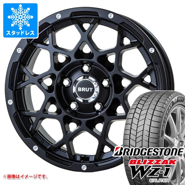 【タイヤ交換対象】5本セット ジープ ラングラー JK/JL系用 スタッドレス ブリヂストン ブリザック WZ-1 265/65R18 116Q XL 2025年10月発売サイズ ブルート BR-55 タイヤホイール5本セット