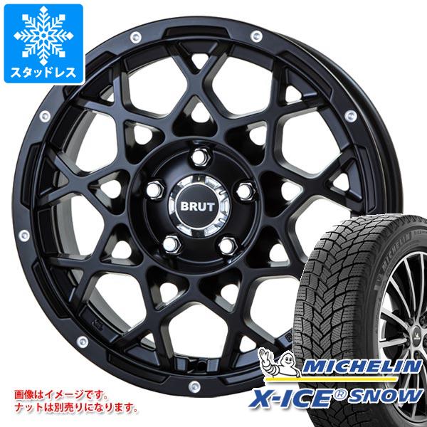 【タイヤ交換対象】ジープ レネゲード BU/BV系用 スタッドレス ミシュラン エックスアイススノー 215/65R16 102T XL ブルート BR-55 タイヤホイール4本セット|タイヤマックス