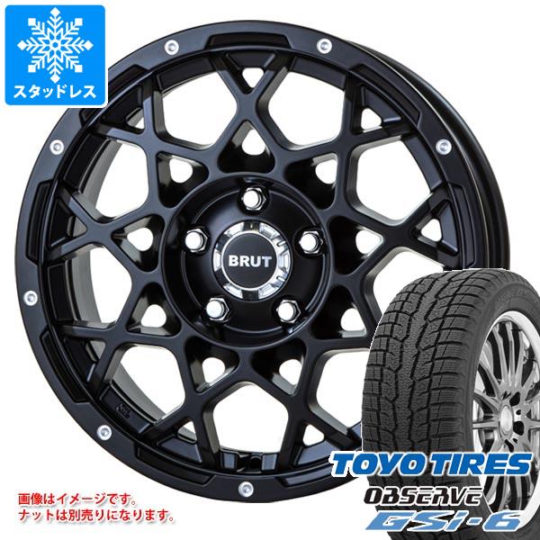 【タイヤ交換対象】ジープ レネゲード BU/BV系用 スタッドレス トーヨー オブザーブ GSi-6 225/70R16 103Q ブルート BR-55 タイヤホイール4本セット|タイヤマックス