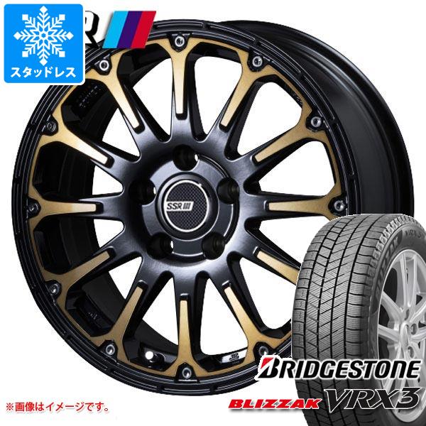 【タイヤ交換対象】スタッドレスタイヤ ブリヂストン ブリザック VRX3 215/70R16 100Q ＆ SSR ディバイド FT 7.0-16 タイヤホイール4本セット215/70-16 BRIDGESTONE BLIZZAK VRX3｜タイヤマックス