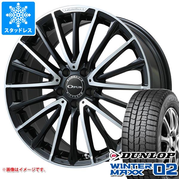 【タイヤ交換対象】メルセデスベンツ W206 Cクラス用 スタッドレス ダンロップ ウインターマックス02 WM02 225/45R18 91Q ユーロアクシス オーパス タイヤホイール4本セット|タイヤマックス