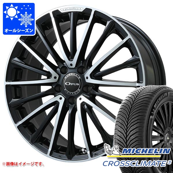 メルセデスベンツ W246 Bクラス用 オールシーズンタイヤ ミシュラン クロスクライメート3 スポーツ 225/40R18 92Y XL ユーロアクシス オーパス タイヤホイール4本セット｜タイヤマックス