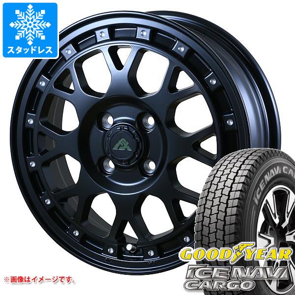 【タイヤ交換対象】スタッドレスタイヤ グッドイヤー アイスナビカーゴ 145/80R12 80/78N (145R12 6PR相当) ＆ ドゥオール フェニーチェ クロス XC8 4.0-12 タイヤホイール4本セット145/80-12 GOODYEAR ICE NAVI CARGO｜タイヤマックス