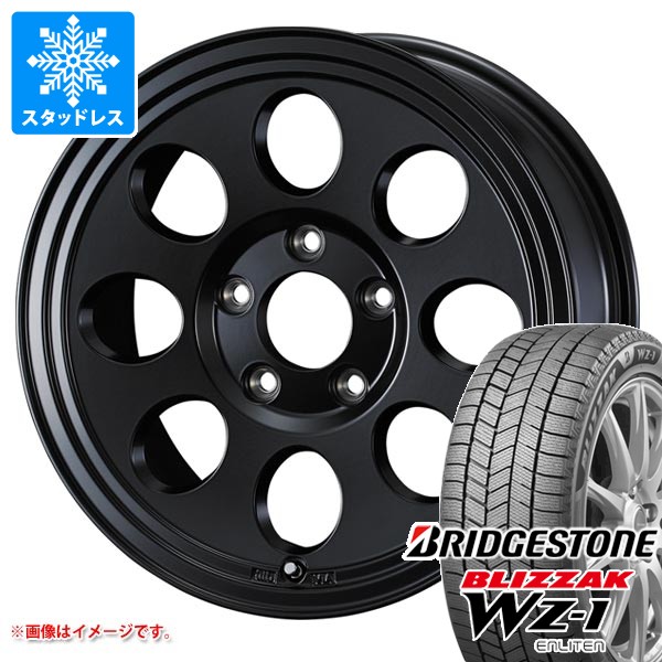 【タイヤ交換対象】ミツビシ デリカD5用 スタッドレス ブリヂストン ブリザック WZ-1 215/70R16 100Q ジムライン タイプ2 タイヤホイール4本セット