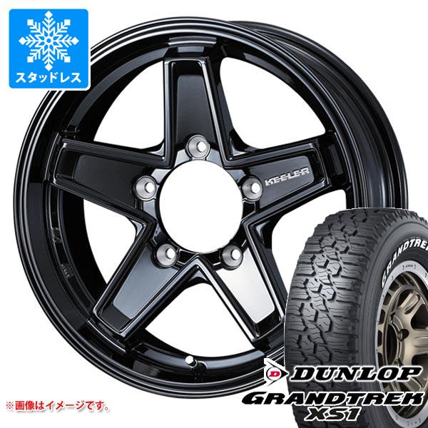 【タイヤ交換対象】5本セット ジムニー JB64W用 スタッドレス ダンロップ グラントレック XS1 LT215/70R16 100/97N ホワイトレター キーラー タクティクス タイヤホイール5本セット|タイヤマックス