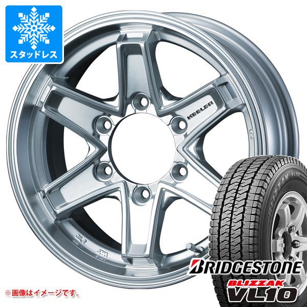 【タイヤ交換対象】NV350キャラバン E26用 スタッドレス ブリヂストン ブリザック VL10 195/80R15 107/105N キーラー タクティクス タイヤホイール4本セット