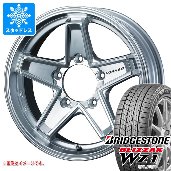 【タイヤ交換対象】5本セット スズキ ジムニーシエラ JB74W用 スタッドレス ブリヂストン ブリザック WZ-1 195/80R15 96Q 2025年10月発売サイズ キーラー タクティクス タイヤホイール5本セット|タイヤマックス