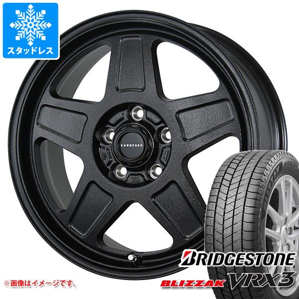 【タイヤ交換対象】スタッドレスタイヤ ブリヂストン ブリザック VRX3 225/60R17 99Q ＆ ランドフット GWD 7.0-17 タイヤホイール4本セット225/60-17 BRIDGESTONE BLIZZAK VRX3｜タイヤマックス