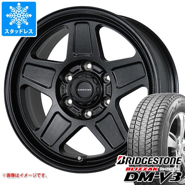 【タイヤ交換対象】ハイラックス 120系用 スタッドレス ブリヂストン ブリザック DM-V3 265/70R17 115Q ランドフット GWD タイヤホイール4本セット|タイヤマックス
