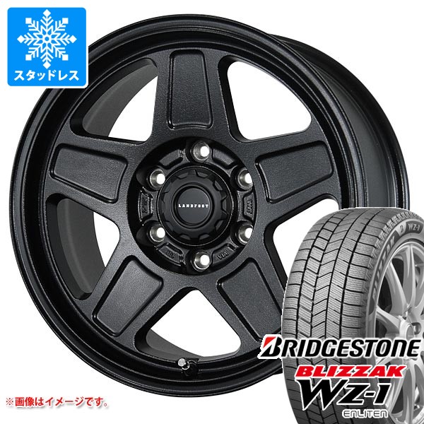 【タイヤ交換対象】スタッドレスタイヤ ブリヂストン ブリザック WZ-1 265/65R17 112Q 2025年10月発売サイズ & ランドフット GWD 8.0-17 タイヤホイール4本セット265/65-17 BRIDGESTONE BLIZZAK WZ-1|タイヤマックス
