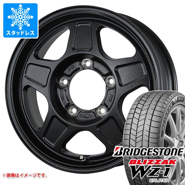 【タイヤ交換対象】5本セット スズキ ジムニー用 スタッドレス ブリヂストン ブリザック WZ-1 175/80R16 91Q 2025年10月発売サイズ ランドフット GWD タイヤホイール5本セット