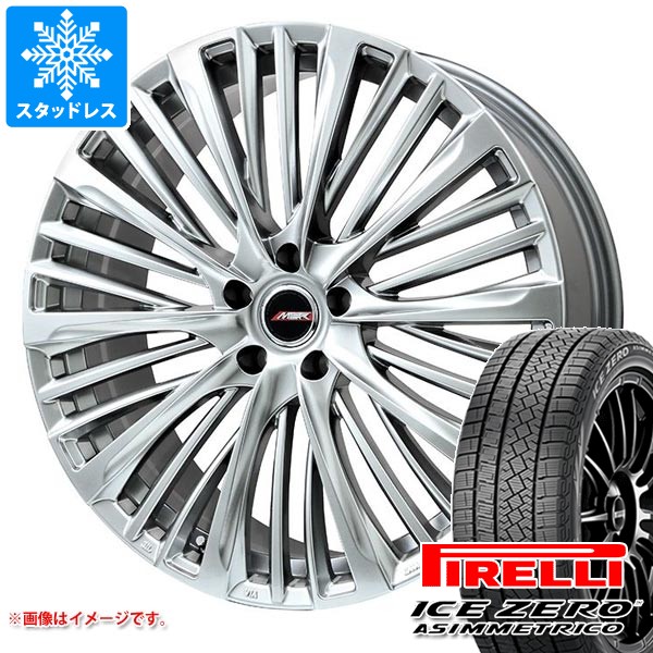 【タイヤ交換対象】トヨタ クラウンエステート AZSH38用 スタッドレス ピレリ アイスゼロアシンメトリコ 235/60R18 107H XL プレミックス MER-X タイヤホイール4本セット