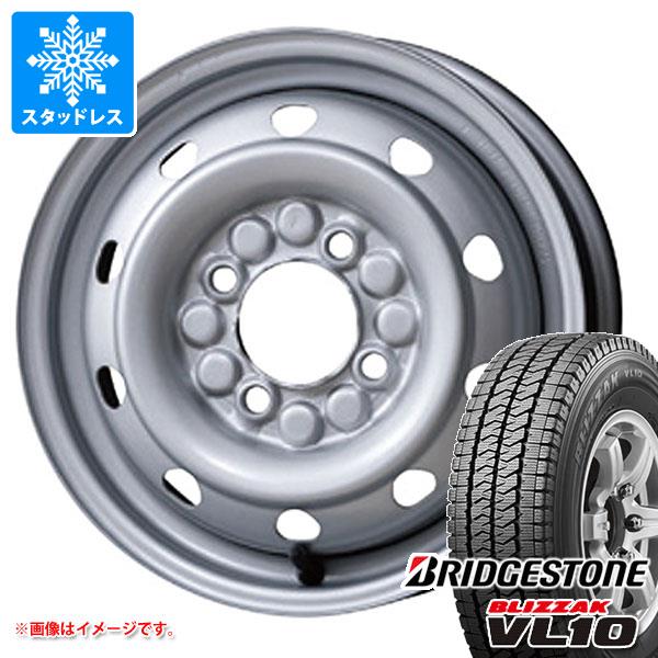 【タイヤ交換対象】スタッドレスタイヤ ブリヂストン ブリザック VL10 145/80R12 80/78N (145R12 6PR相当) ＆ シュヴァルツ MV 3.5-12 タイヤホイール4本セット145/80-12 BRIDGESTONE BLIZZAK VL10｜タイヤマックス