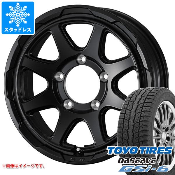 【タイヤ交換対象】スズキ ジムニーノマド JC74W用 スタッドレス トーヨー オブザーブ GSi-6 215/70R16 100Q スタットベルク タイヤホイール4本セット