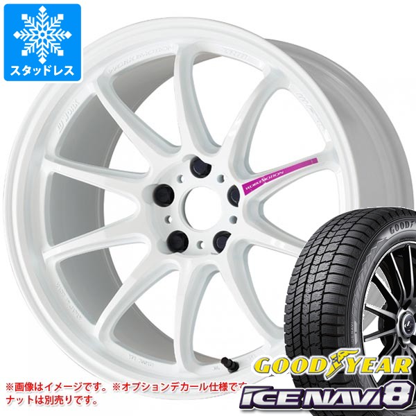 【タイヤ交換対象】スタッドレスタイヤ グッドイヤー アイスナビ8 215/55R17 94Q ＆ ワーク エモーション ZR10 7.0-17 タイヤホイール4本セット215/55-17 GOODYEAR ICE NAVI 8｜タイヤマックス