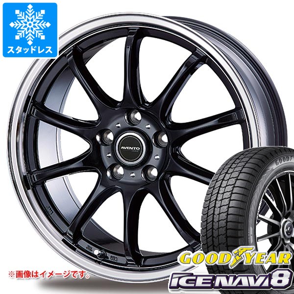 【タイヤ交換対象】トヨタ プリウス 60系用 スタッドレス グッドイヤー アイスナビ8 195/60R17 90Q インターミラノ アヴェント FF-10 タイヤホイール4本セット