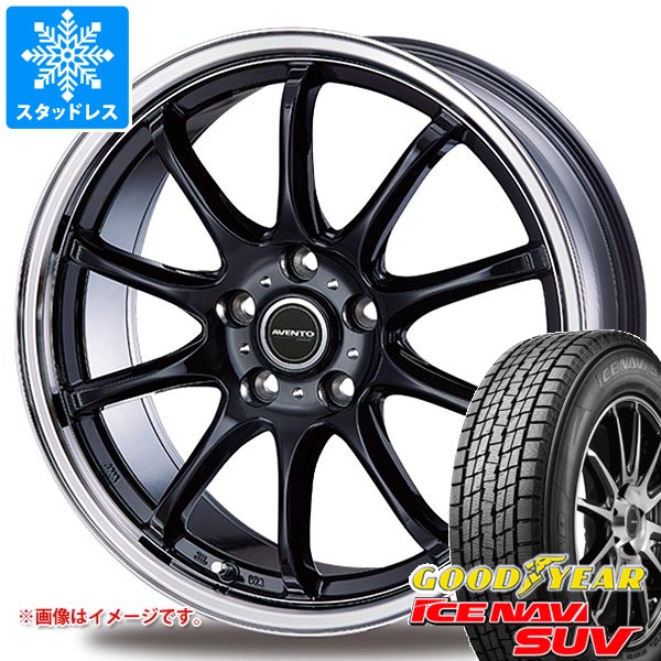 【タイヤ交換対象】トヨタ 40系アルファード用 スタッドレス グッドイヤー アイスナビ SUV 225/65R17 102Q インターミラノ アヴェント FF-10 タイヤホイール4本セット|タイヤマックス