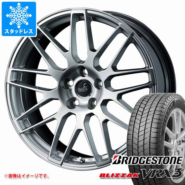 【タイヤ交換対象】 レクサス GS450h用 スタッドレス ブリヂストン ブリザック VRX3 235/45R18 94Q デルモア LC.S タイヤホイール4本セット|タイヤマックス