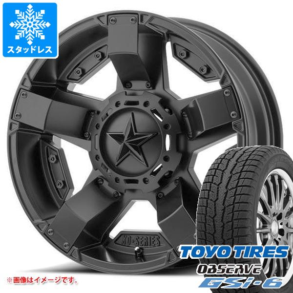 【タイヤ交換対象】5本セット ジープ ラングラー JK/JL系用 スタッドレス トーヨー オブザーブ GSi-6 265/70R17 115Q KMC XD811 ロックスター2 タイヤホイール5本セット｜タイヤマックス