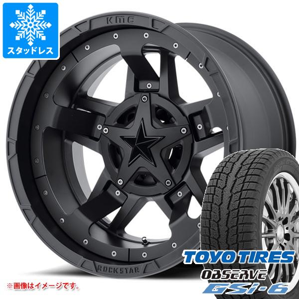 【タイヤ交換対象】5本セット ジープ ラングラー JK/JL系用 スタッドレス トーヨー オブザーブ GSi-6 265/65R18 116Q XL KMC XD827 ロックスター3 タイヤホイール5本セット|タイヤマックス