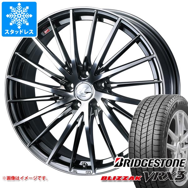 【タイヤ交換対象】スタッドレスタイヤ ブリヂストン ブリザック VRX3 195/65R16 92Q ＆ レオニス FR 6.0-16 タイヤホイール4本セット195/65-16 BRIDGESTONE BLIZZAK VRX3｜タイヤマックス
