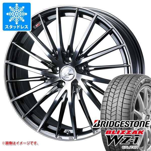 【タイヤ交換対象】スタッドレスタイヤ ブリヂストン ブリザック WZ-1 245/40R20 99Q XL 2025年12月発売サイズ ＆ レオニス FR 8.5-20 タイヤホイール4本セット245/40-20 BRIDGESTONE BLIZZAK WZ-1
