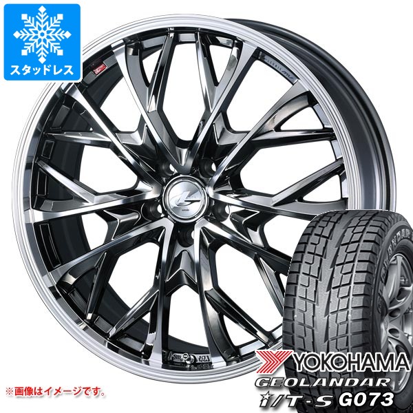 【タイヤ交換対象】スタッドレスタイヤ ヨコハマ ジオランダー I/T-S G073 215/60R17 96Q ＆ レオニス MV 7.0-17 タイヤホイール4本セット215/60-17 YOKOHAMA GEOLANDAR I/T-S G073