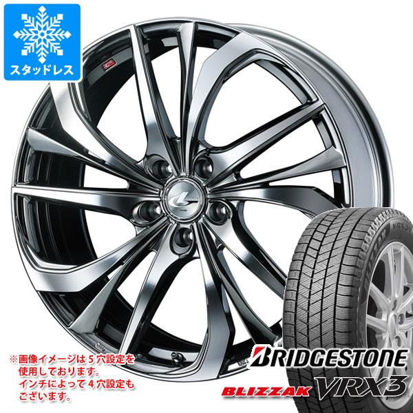 【タイヤ交換対象】スタッドレスタイヤ ブリヂストン ブリザック VRX3 215/50R18 92Q & レオニス TE 7.0-18 タイヤホイール4本セット215/50-18 BRIDGESTONE BLIZZAK VRX3|タイヤマックス